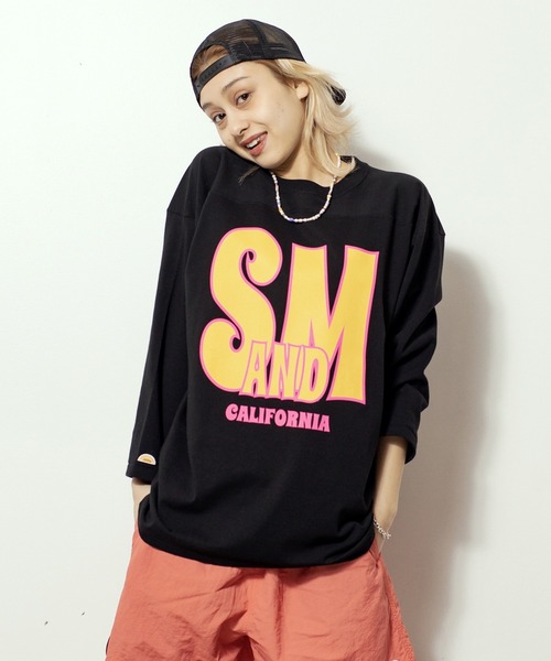 【セール】S&M FOOTBALL LST（Tシャツ/カットソー）｜SALT&MUGS（ソルトアンドマグス）