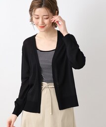 grove | 【洗える】さらさらひんやりベーシックカーデ！(カーディガン/ボレロ)