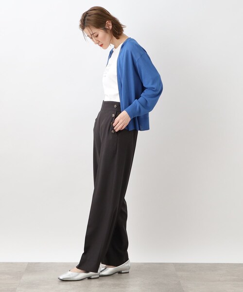 grove(グローブ)の「◆【洗える】さらさらひんやりベーシックカーデ!(カーディガン/ボレロ・レディース・ブラック/ブルー/オフホワイト/ナチュラル/ホワイト系9・03/02/01/04/05)」の18枚目の写真