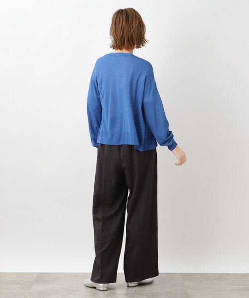 grove(グローブ)の「◆【洗える】さらさらひんやりベーシックカーデ!(カーディガン/ボレロ・レディース・ブラック/ブルー/オフホワイト/ナチュラル/ホワイト系9・03/02/01/04/05)」の19枚目の写真