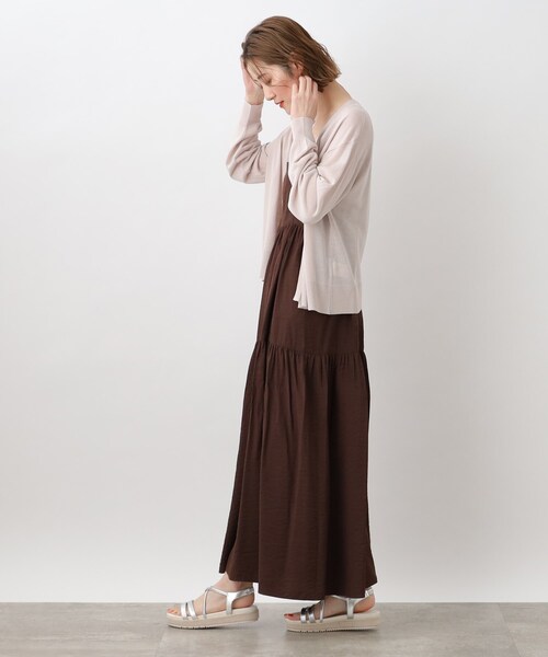 grove(グローブ)の「◆【洗える】さらさらひんやりベーシックカーデ!(カーディガン/ボレロ・レディース・ブラック/ブルー/オフホワイト/ナチュラル/ホワイト系9・03/02/01/04/05)」の22枚目の写真