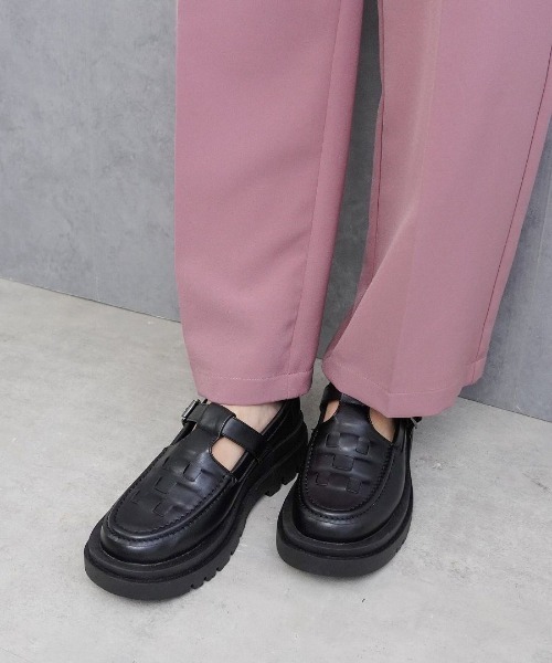 Fabby fabby（ファビィーファビィー）の「メッシュタンクソールシューズ（その他シューズ・レディース・ブラック/オフホワイト・LARGE/MEDIUM/SMALL）」の2枚目の写真