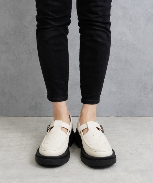 Fabby fabby（ファビィーファビィー）の「メッシュタンクソールシューズ（その他シューズ・レディース・ブラック/オフホワイト・LARGE/MEDIUM/SMALL）」の16枚目の写真