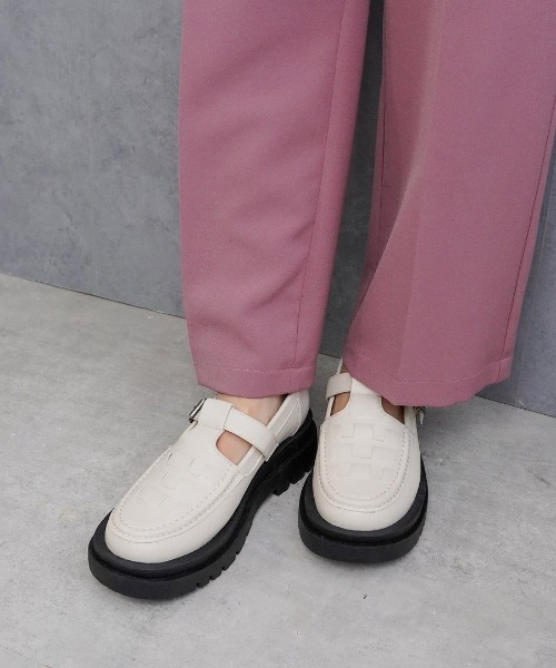 Fabby fabby（ファビィーファビィー）の「メッシュタンクソールシューズ（その他シューズ・レディース・ブラック/オフホワイト・LARGE/MEDIUM/SMALL）」の22枚目の写真