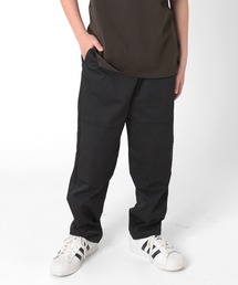 GLAZOS | 【ラクパン】[ワイドテーパード]TCカラーツイル・ダブルニーパンツ(その他パンツ)