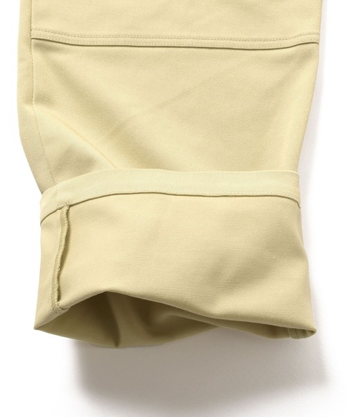 GLAZOS（グラソス）の「【大人向けサイズあり】【ラクパン】[ワイドテーパード]TCカラーツイル・ダブルニーパンツ（その他パンツ・キッズ・カーキ/ブルー/ベージュ/グレー/ブラック・160cm/170cm/130cm/150cm/140cm）」の17枚目の写真