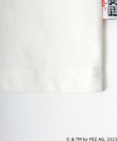 MARUKAWA（マルカワ）の「PEZ/ペッツ レトロキャラクター アニマルヘッド フロント バックプリント 半袖Tシャツ レディース メンズ（Tシャツ/カットソー・レディース・オレンジ/チャコール/ホワイト系その他/ホワイト/グレー系その他/ライラック・M/L/LL）」の12枚目の写真