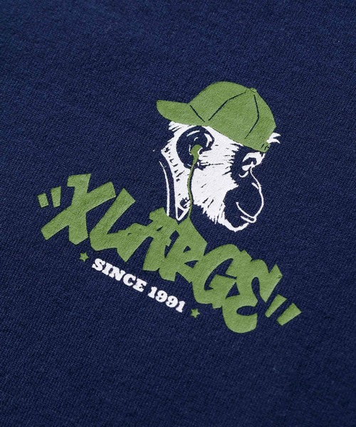 XLARGE（エクストララージ）の「TAGGING LOGO S/S TEE（Tシャツ/カットソー・メンズ・ホワイト/ネイビー/ブラック・S/M/L/XL）」の7枚目の写真