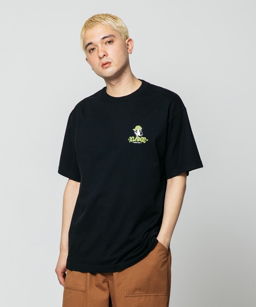 XLARGE（エクストララージ）の「TAGGING LOGO S/S TEE（Tシャツ/カットソー・メンズ・ホワイト/ネイビー/ブラック・S/M/L/XL）」の13枚目の写真