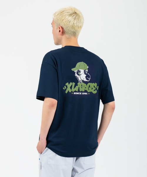 XLARGE（エクストララージ）の「TAGGING LOGO S/S TEE（Tシャツ/カットソー・メンズ・ホワイト/ネイビー/ブラック・S/M/L/XL）」の17枚目の写真