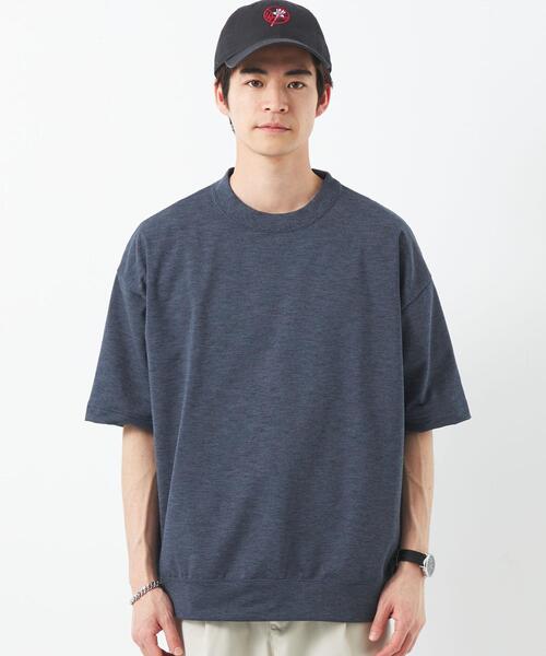green label relaxing(グリーンレーベルリラクシング)の「パリネ スウェット クルーネック トップス(Tシャツ/カットソー・メンズ・ホワイト/ネイビー/オレンジ・S/M/XL/L)」の4枚目の写真
