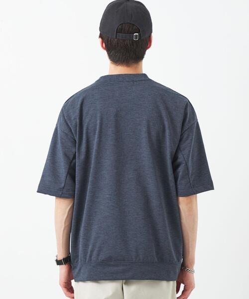 green label relaxing(グリーンレーベルリラクシング)の「パリネ スウェット クルーネック トップス(Tシャツ/カットソー・メンズ・ホワイト/ネイビー/オレンジ・S/M/XL/L)」の7枚目の写真