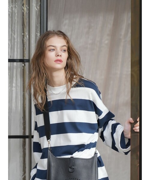 【chloe】クロエ ボーダーカットソー fre-87097_001.jpg
