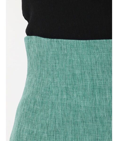 EVRIS（エヴリス）の「ツイードミニスカート【セットアップ着用可能】（スカート・レディース・グリーン/アイボリー/ブルー・MEDIUM/SMALL）」の13枚目の写真