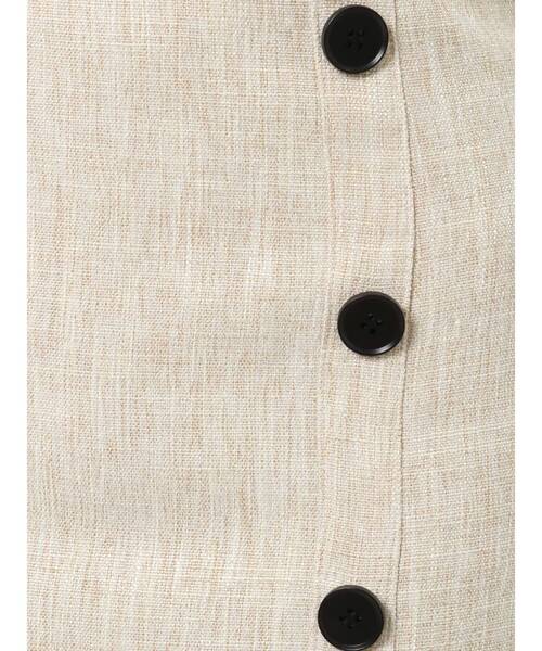 EVRIS（エヴリス）の「ツイードミニスカート【セットアップ着用可能】（スカート・レディース・グリーン/アイボリー/ブルー・MEDIUM/SMALL）」の9枚目の写真