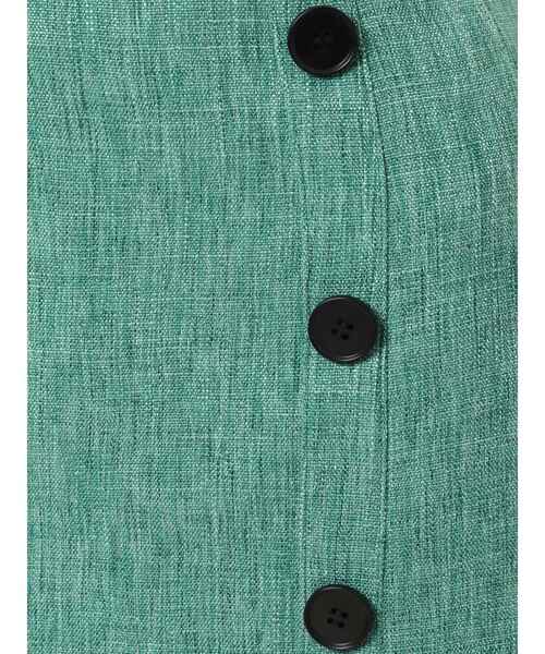 EVRIS（エヴリス）の「ツイードミニスカート【セットアップ着用可能】（スカート・レディース・グリーン/アイボリー/ブルー・MEDIUM/SMALL）」の7枚目の写真