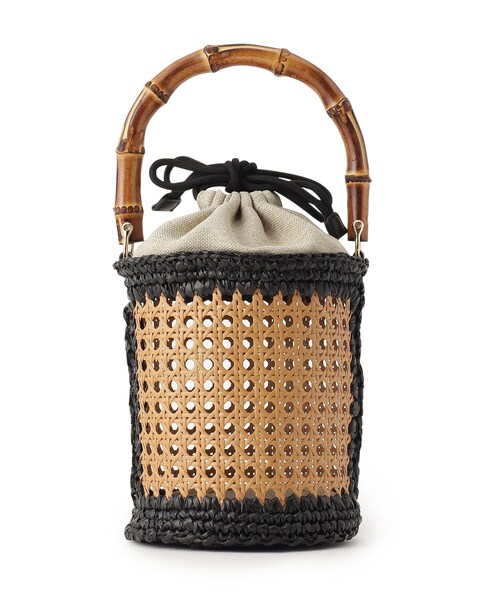 OPAQUE.CLIP（オペークドットクリップ）の「◆異素材コンビ筒型トートバッグ（トートバッグ・レディース・ブラック・00）」の13枚目の写真