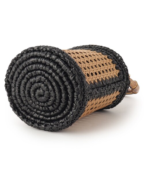 OPAQUE.CLIP（オペークドットクリップ）の「◆異素材コンビ筒型トートバッグ（トートバッグ・レディース・ブラック・00）」の14枚目の写真