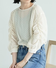 AMERICAN HOLIC | ドビーバックボタンブラウス(シャツ/ブラウス)