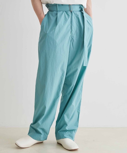 美品『アダムエロペ』スプリングコート/小松マテーレ/パッカブル/撥水/軽量/水色 ADAM ET ROPE'（アダムエロペ）の「【小松マテーレ】ナイロン