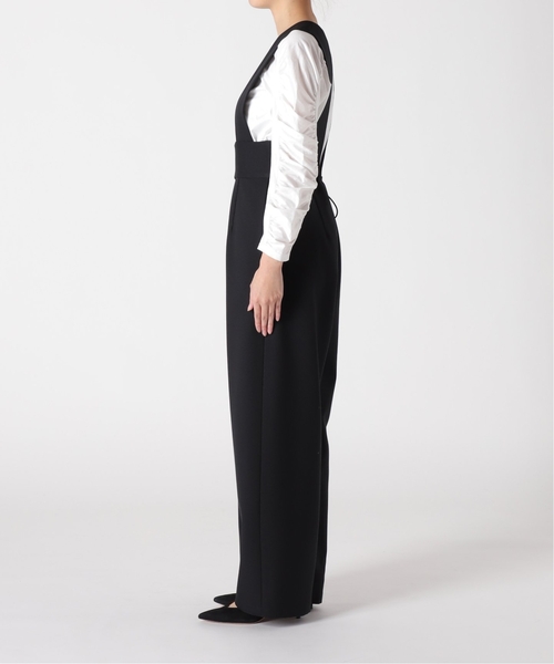 VERMEIL par iena（ヴェルメイユパーイエナ）の「《追加》高密度ツイルサロペット（サロペット/オーバーオール・レディース・ブラック・36/38）」の13枚目の写真