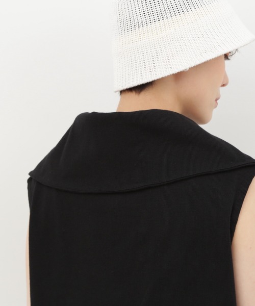 N.(N. Natural Beauty Basic)(エヌエヌナチュラルビューティーベーシック)の「◆ハーフZIPカットソー(Tシャツ/カットソー・レディース・ブラック/ライトグリーン/オフホワイト・MEDIUM)」の16枚目の写真