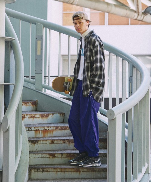 EMMA CLOTHES（エマクローズ）の「バルーンシルエット イージートレーニングパンツ EMMA CLOTHES（その他パンツ・メンズ・オリーブ/グレー/ブルー/ベージュ/ブラック・M/L）」の15枚目の写真