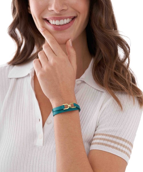 FOSSIL（フォッシル）の「HERITAGE BRACELET JF04438710（ブレスレット・レディース・ゴールド・FREE）」の6枚目の写真