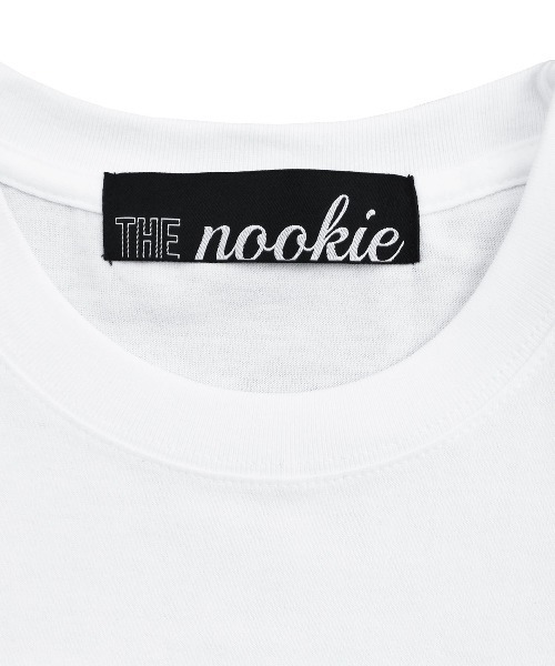 THE Nookie(ザヌーキー)の「《THE nookie LOVE Mitsuha Higuchi》PORTRAIT L/S TEE(Tシャツ/カットソー・レディース・ホワイト/ブラック・LARGE/MEDIUM)」の4枚目の写真