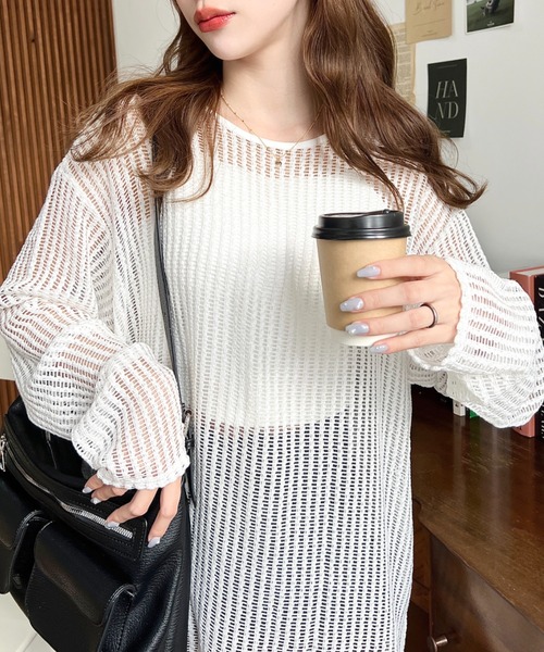 mocha2点ランダムメッシュショートボレロ黒白 セール】【累計販売枚数2万枚突破！】前後2WAYストライプ