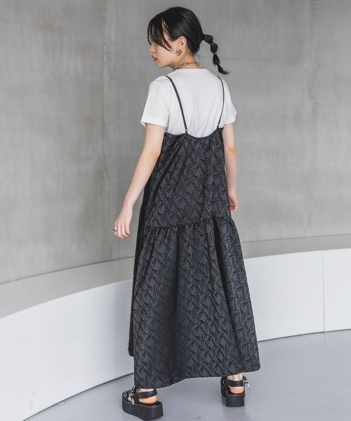 MSGM ジャガード　ボリューム　ワンピース MSGM ジャガード ボリューム ワンピース - メルカリ