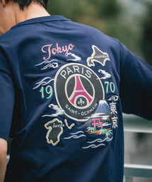 【Paris Saint-Germain】TOKYO刺しゅう Tシャツ