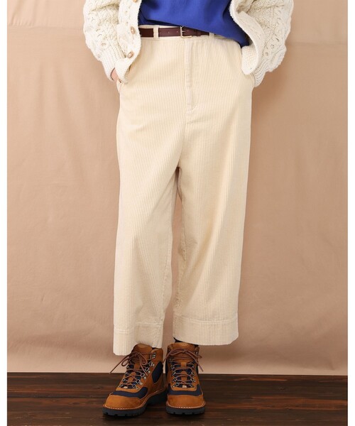 BEAMS BOY（ビームスボーイ）の「BEAMS BOY / 5ウェル コーデュロイ パンツ（その他パンツ・レディース・チャコールグレー/ホワイト系その他7・1/2）」の10枚目の写真