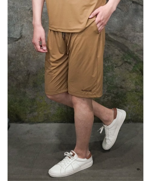 パンツ taka セール】【WEB限定販売】Holidayout 冷感メッシュ ショート
