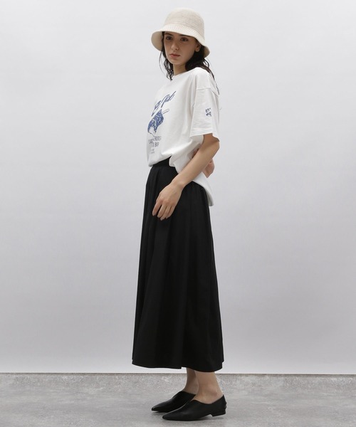 LAKOLE(ラコレ)の「タイプライターフレアスカート / 963210(スカート・レディース・ベージュ/ブラック/カーキ・SMALL/MEDIUM)」の10枚目の写真