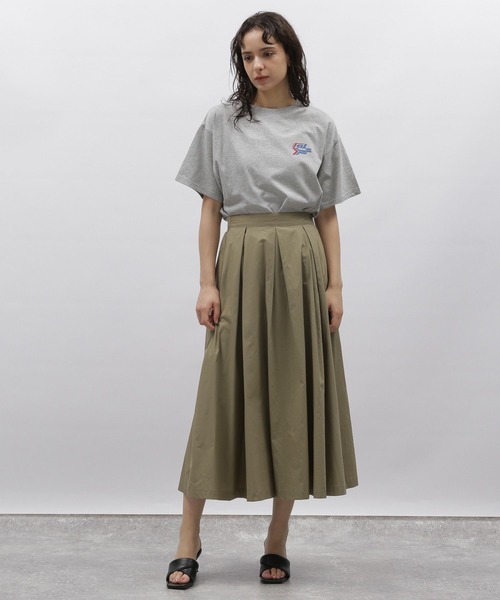 LAKOLE(ラコレ)の「タイプライターフレアスカート / 963210(スカート・レディース・ベージュ/ブラック/カーキ・SMALL/MEDIUM)」の8枚目の写真