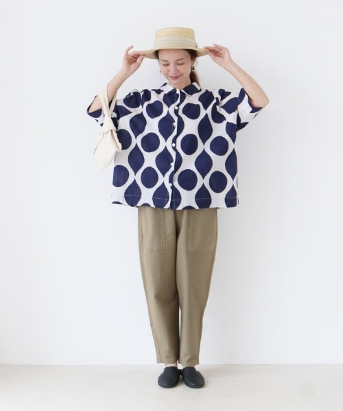 sanpo kuschel(サンポクシェル)の「カジュパン(カーゴパンツ・レディース・カーキ・FREE)」の6枚目の写真