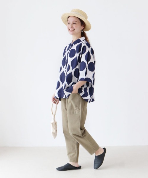 sanpo kuschel(サンポクシェル)の「カジュパン(カーゴパンツ・レディース・カーキ・FREE)」の10枚目の写真