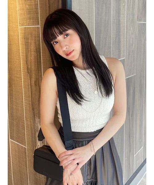 MURUA(ムルーア)の「テープヤーンアメスリタンク(タンクトップ・レディース・パープル/ホワイト・FREE)」の16枚目の写真