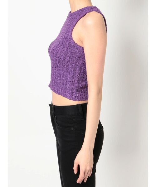 MURUA(ムルーア)の「テープヤーンアメスリタンク(タンクトップ・レディース・パープル/ホワイト・FREE)」の14枚目の写真