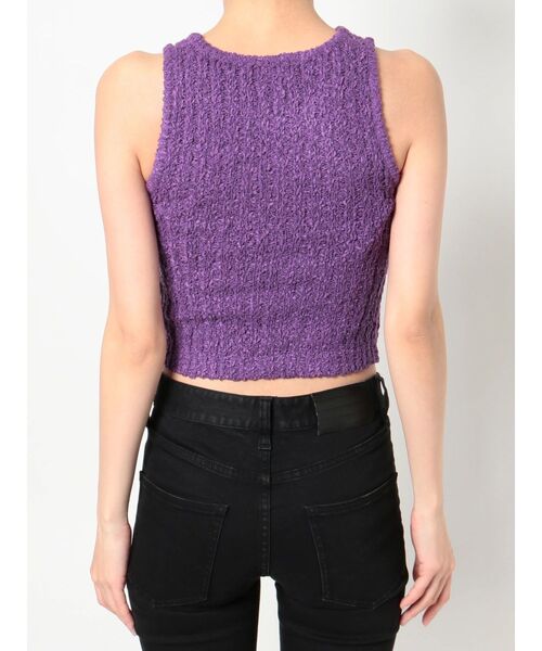 MURUA(ムルーア)の「テープヤーンアメスリタンク(タンクトップ・レディース・パープル/ホワイト・FREE)」の13枚目の写真