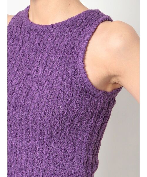 MURUA(ムルーア)の「テープヤーンアメスリタンク(タンクトップ・レディース・パープル/ホワイト・FREE)」の22枚目の写真