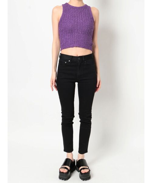 MURUA(ムルーア)の「テープヤーンアメスリタンク(タンクトップ・レディース・パープル/ホワイト・FREE)」の20枚目の写真