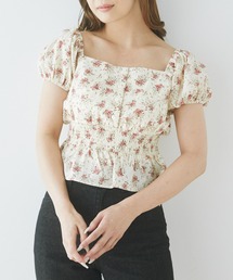 Areeam | フラワーペプラムブラウス(シャツ/ブラウス)