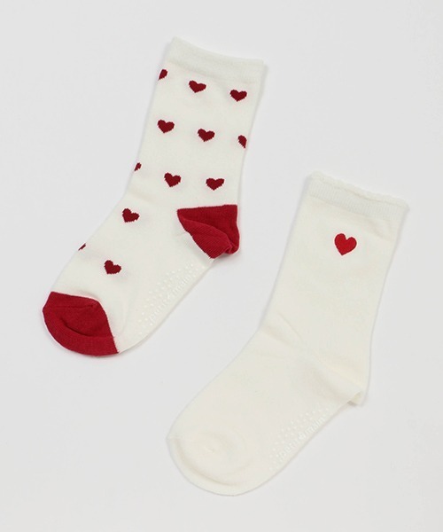 petit main（プティマイン）の「アソートソックス2P（ソックス/靴下・キッズ・ブラック/ブルー/オフホワイト/チャコール・SS/S/M/L）」の2枚目の写真