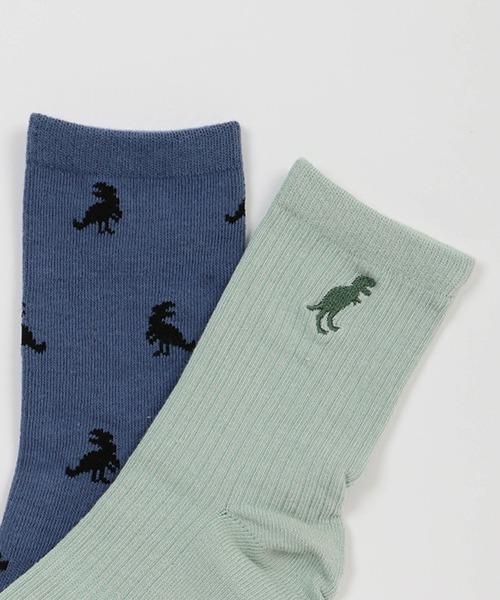 petit main（プティマイン）の「アソートソックス2P（ソックス/靴下・キッズ・ブラック/ブルー/オフホワイト/チャコール・SS/S/M/L）」の5枚目の写真