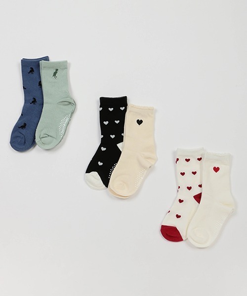 petit main（プティマイン）の「アソートソックス2P（ソックス/靴下・キッズ・ブラック/ブルー/オフホワイト/チャコール・SS/S/M/L）」の10枚目の写真