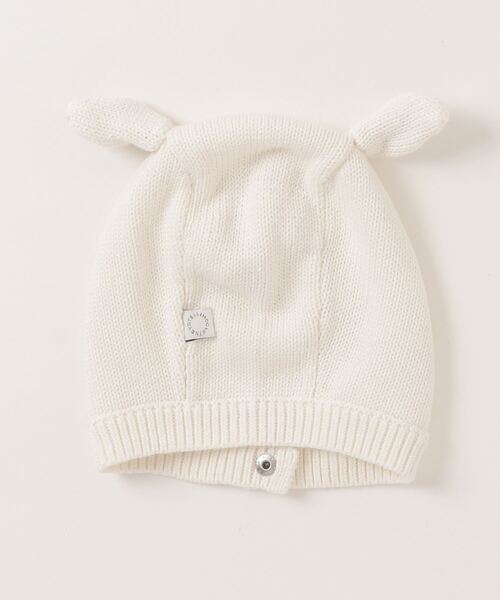 STELLA McCARTNEY(ステラマッカートニー)の「STELLA McCARTNEY (ステラマッカートニー)Kids & Junior ウールブレンドハット帽子(ハット・キッズ・アイボリー・3-6M)」の2枚目の写真