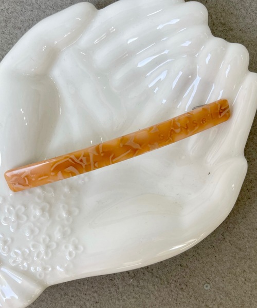 SANSeLF（サンセルフ）の「Se long hair clip【SANSeLF】sana23a005（バレッタ/ヘアクリップ・レディース・ブルー/パープル/オレンジ/ブラウン/ベージュ・FREE）」の9枚目の写真