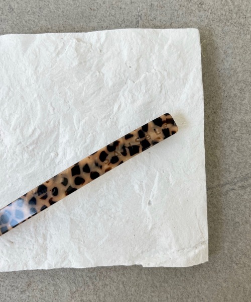 SANSeLF（サンセルフ）の「Se long hair clip【SANSeLF】sana23a005（バレッタ/ヘアクリップ・レディース・ブルー/パープル/オレンジ/ブラウン/ベージュ・FREE）」の11枚目の写真